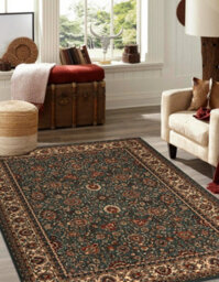 RugsX Wool Carpet Kashqai 4362 410 Ornament Green / Beige  200X300 Cm - thumbnail 1