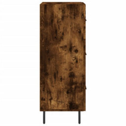 Berkfield Modern Sideboard Smoked Oak 34.5X34X90 Cm Engineered Wood - thumbnail 7