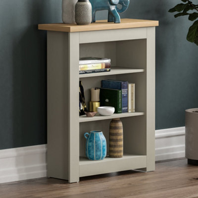 Lassic Vida Designs Arlington Grey 3 Tier Bookcase Freestanding Shelving Unit (H)750mm (W)600mm (D)240mm - image 1