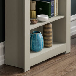Lassic Vida Designs Arlington Grey 3 Tier Bookcase Freestanding Shelving Unit (H)750mm (W)600mm (D)240mm - thumbnail 5