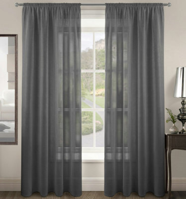 Velosso Riva Slot Top Voile Panel - Charcoal - image 1