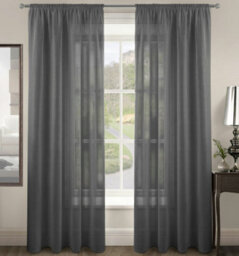 Velosso Riva Slot Top Voile Panel - Charcoal - thumbnail 1