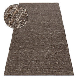 RugsX Nepal 2100 Tabac Brown Carpet - Woolen, Double-Sided, Natural  140X190 Cm - thumbnail 1