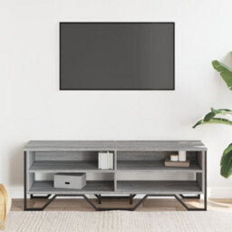 Berkfield Tv Cabinet Grey Sonoma 122X34X41 Cm Engineered Wood - thumbnail 3
