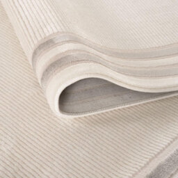 The Rugs Carmel Cream/grey Bordered Area Rug And Runner Non Shedding, Stain Resistant, Soft - thumbnail 3