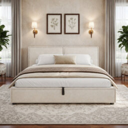 Super King Ottoman Storage Bed With Split Headboard - thumbnail 2
