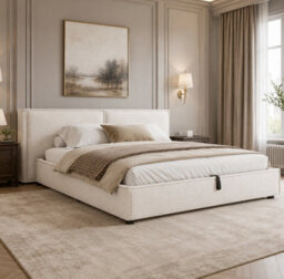 Super King Ottoman Storage Bed With Split Headboard - thumbnail 3