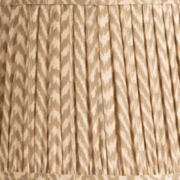 Pacific Lifestyle 45Cm Taupe Chevron Pleat Table Lampshade - thumbnail 3