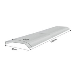 Thehotsale Window Awning Door Canopy Modern Pet Material Front Door Canopy Window Door Cover For Rain Snow Protection 160 X 40 Cm - thumbnail 6