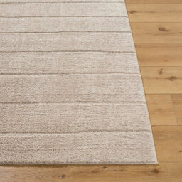 Livabliss Our Pnw Home Cascade-Modern Beige Brown Graphic High Pile Living Dining Bedroom Rug 160 X 213 Cm Easy Care, Non Shedding - thumbnail 5