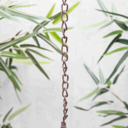 Annibells Japanese Style Grey Bamboo Bird House - Rope Hanging Or Wall Mounted - thumbnail 5