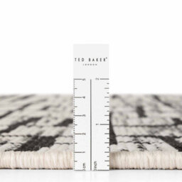 The Rugs Ted Baker Indoor Outdoor Crouch Round Abstract Rug In Black - thumbnail 7