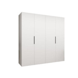 Arte White Marbella I Hinged Door Wardrobe 200Cm - Fresh, Contemporary Storage For Modern Homes - thumbnail 2