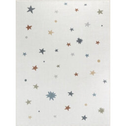 Livabliss Lillian-Kids Beige Orange Green Grey Washable Rug For Children's Rooms 120 X 170 Cm Easy Care, Non Shedding - thumbnail 1