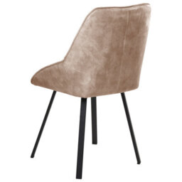 Beliani Set Of 2 Dining Chairs Swivel Terlton Velvet Beige - thumbnail 7