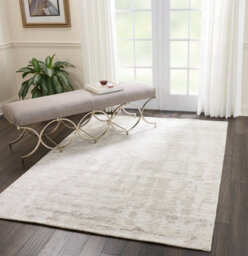 Ivory Grey Wool Handmade Luxurious Modern ,abstract Rug Easy To Clean Living Room And Bedroom-297Cm X 419Cm - thumbnail 1