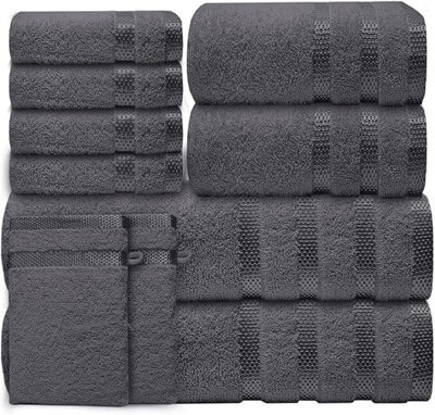 Casabella Luxury Bath Towel Set- 10 Piece Towels - image 1