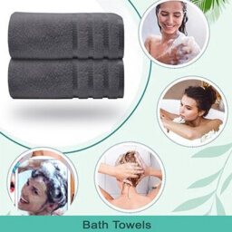 Casabella Luxury Bath Towel Set- 10 Piece Towels - thumbnail 4