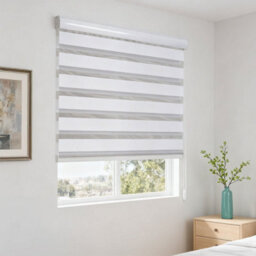 Garden Sanctuary Day And Night Zebra Roller Shade Blind For Windows 105 X 150Cm - thumbnail 1