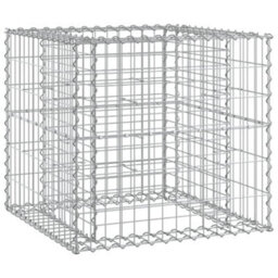 Berkfield Garden Bench With Gabion Basket Impregnated Wood Pine - thumbnail 5