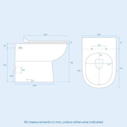 Nes Home 900mm Right Hand Matt Grey Basin Vanity, Wc Unit & Back To Wall Toilet - thumbnail 5