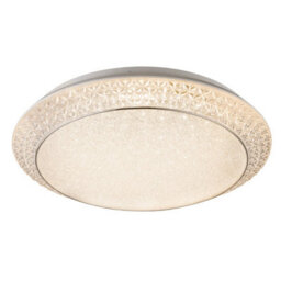 Luminosa Lighting Luminosa Ronja Decorative Flush Ceiling Light White Led Dimmable 3000-6000K Remote Control - thumbnail 3