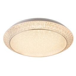 Luminosa Lighting Luminosa Ronja Decorative Flush Ceiling Light White Led Dimmable 3000-6000K Remote Control - thumbnail 2