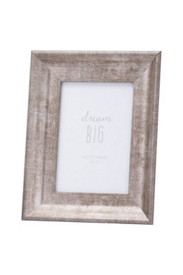 Convex Silver 5X7 Frame Rustic Modern Wall Decor - image 1