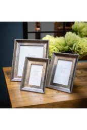 Convex Silver 5X7 Frame Rustic Modern Wall Decor - thumbnail 3