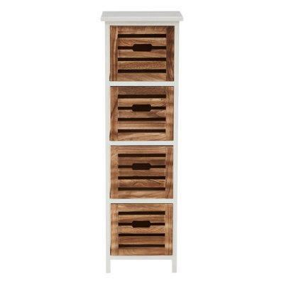 Orsina Stylish Compact 4 Drawers Chest, Modern Chest Of Drawers For Livingroom, Minimalist Storage Chest For Lounge - image 1