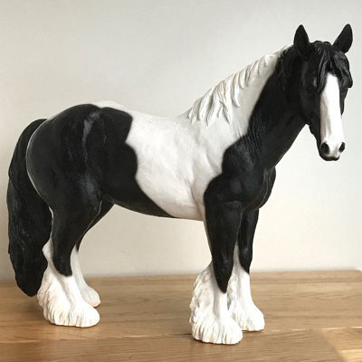 Animal Crackers Large 26Cm Piebald Black & White Cob Figurine By Leonardo,  Gift Boxed - image 1