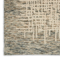 Cream  Abstract Geometrical Handmade Modern Wool Rug For Living Room, Bedroom - 251Cm X 351Cm - thumbnail 9