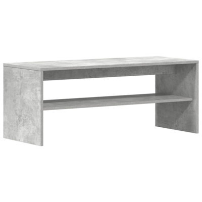 Berkfield Durable Tv Cabinet Concrete Grey 100X40X40 Cm Engineered Wood - image 1
