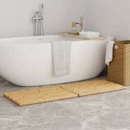 Walplus Bath Mats 2 Pcs 70X50 Cm Bamboo - thumbnail 3