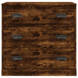 Berkfield Classic Sideboard Smoked Oak 70X35.5X67.5 Cm Engineered Wood - thumbnail 4