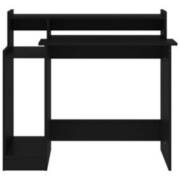 Vidaxl Desk With Led Lights Black 97X45X90 Cm Engineered Wood Desks - thumbnail 8