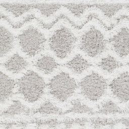 Livabliss Urban Shaggy-Geometric White Grey Soft Plush Pile Living Bedroom Rug 60 X 90 Cm Easy Care, Non Shedding - thumbnail 6