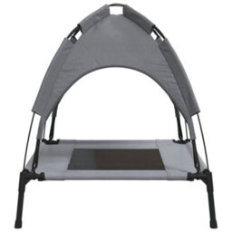 Walplus Dog Bed With Canopy Anthracite Oxford Fabric And Steel - thumbnail 5