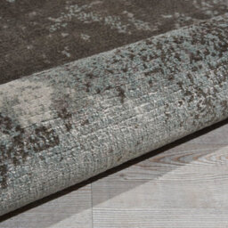 Grey Luxurious Modern Easy To Clean Viscose Wool Rug For Living Room, Bedroom - 236Cm X 297Cm - thumbnail 6