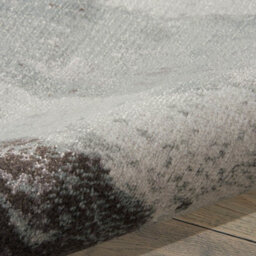 Grey Luxurious Modern Easy To Clean Viscose Wool Rug For Living Room, Bedroom - 236Cm X 297Cm - thumbnail 5