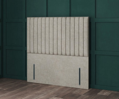 Comfy Deluxe 4Ft6 Apollo Silver Linen 54Inch Floorstanding - image 1