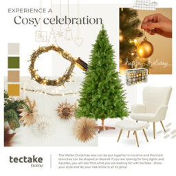 Tectake Christmas Tree Cupid - Artificial In Green, Pvc, Injection Moulded Needles - 180 Cm - Green - thumbnail 8