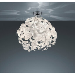 Luminosa Lighting Luminosa Leavy Modern Semi Flush Ceiling Light Chrome