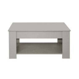 Comfy Living Grey High Gloss Lift Top Storage Coffee Table - thumbnail 4