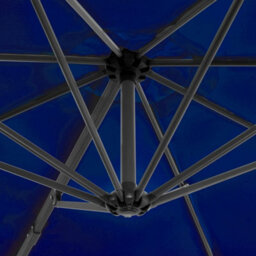 Berkfield Cantilever Umbrella With Aluminium Pole Azure Blue 300 Cm - thumbnail 5
