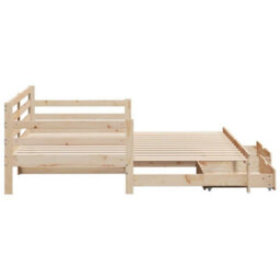 Walplus Daybed With Trundle And Drawers Without Mattress 90X200 Cm - thumbnail 7