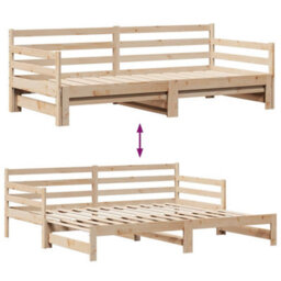 Walplus Daybed With Trundle And Drawers Without Mattress 90X200 Cm - thumbnail 9