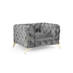 Stratus Interiors Italian Chesterfield Sofa Plush Velvet Uk Manufactured - thumbnail 1