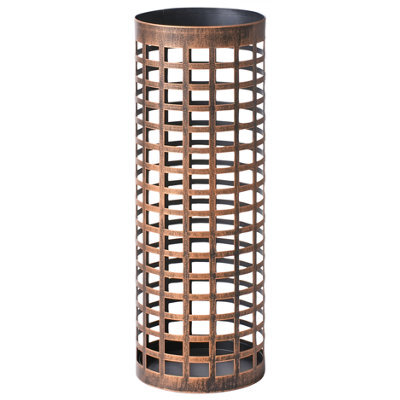 Beliani Umbrella Stand Malabo Metal Copper - image 1