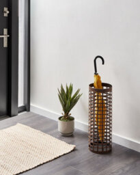Beliani Umbrella Stand Malabo Metal Copper - thumbnail 2